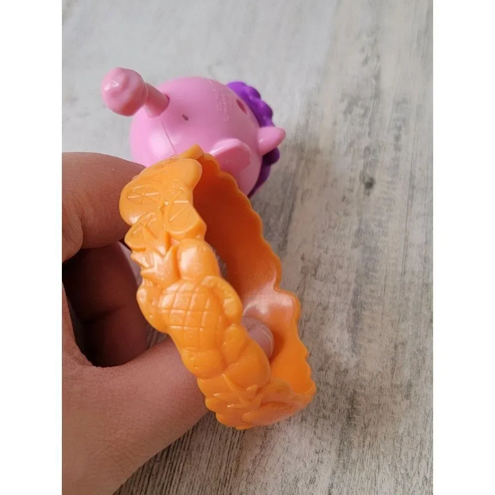 McDonald's pink lion orange ring‎ moose toy figure
